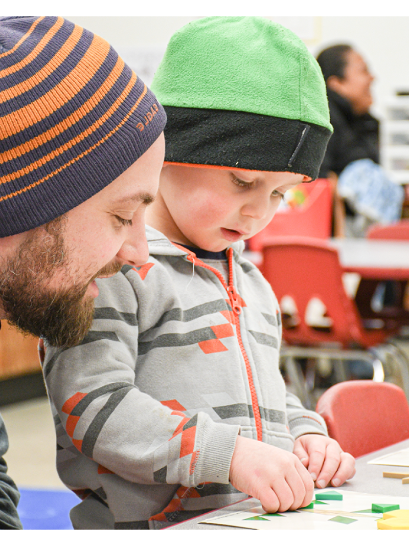 boy and dad sequencing